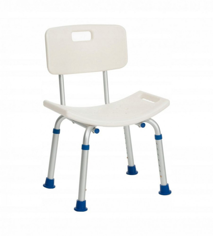 Стул для ванной Vermeiren Lilly со спинкой цвет белый Стул для ванной Vermeiren Lilly со спинкой цвет белый