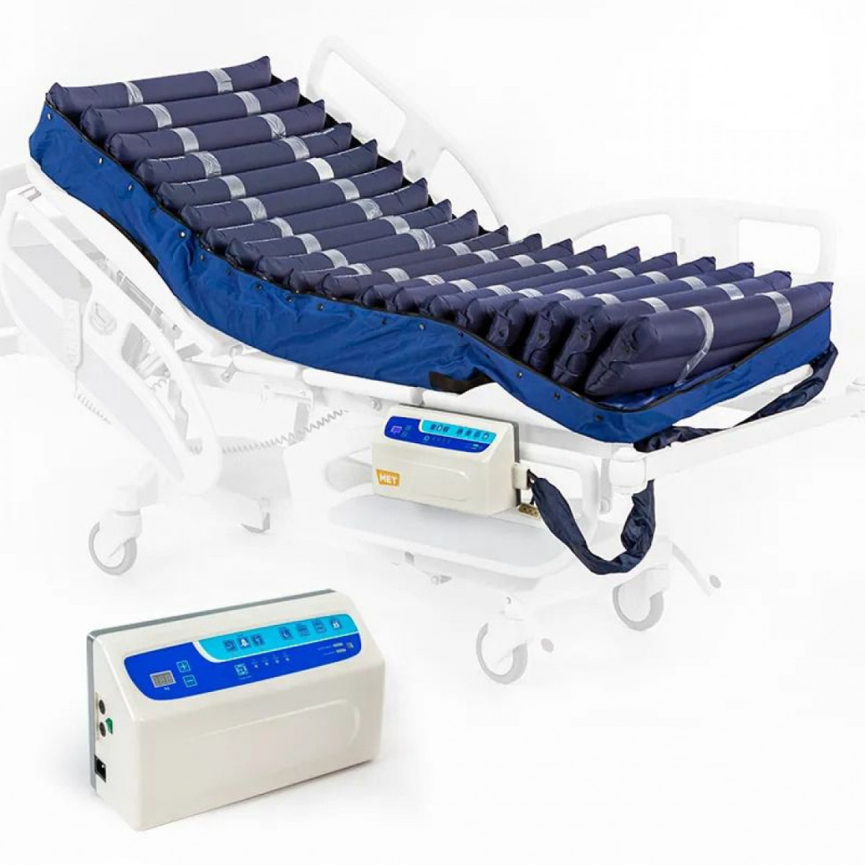 Матрас противопролежневый трубчатый MET AIR PRO-1000 (17517) алюм. компрессор, вентиляция, статик Матрас противопролежневый трубчатый MET AIR PRO-1000 (17517) алюм. компрессор, вентиляция, статик