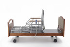 Кровать электрическая MED-MOS DB-2B с поворотным креслом в левую сторону (коричневый)