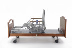 Кровать электрическая MED-MOS DB-2B с поворотным креслом в левую сторону (коричневый)