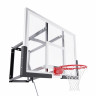 Баскетбольный щит DFC со съёмным регулятором высоты, стекло 6 мм, 120 х 80 см